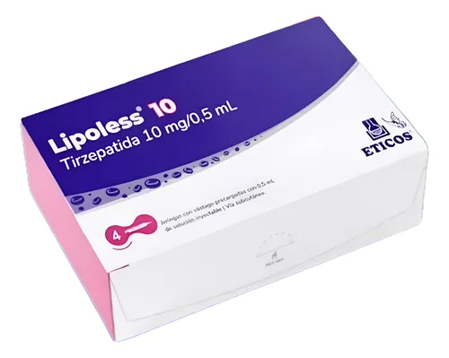 Lipoless Tirzepatida 4 Injeções 10mg