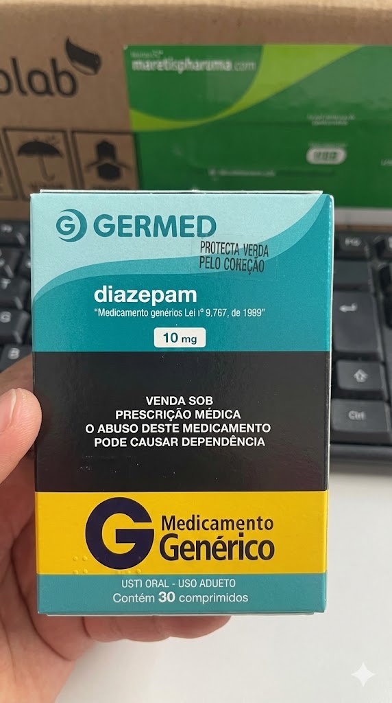Diazepam 10mg com 30 comprimidos