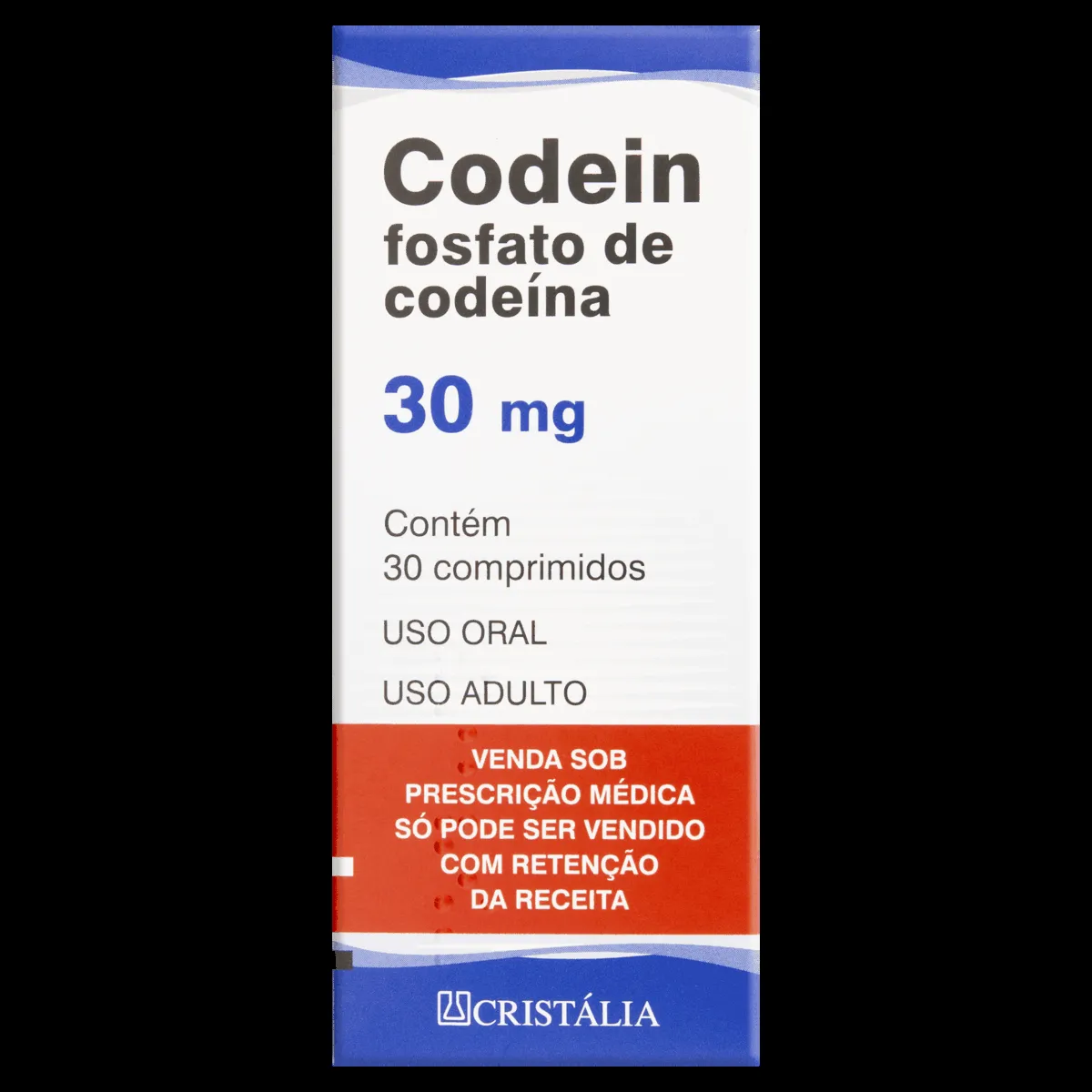 Codein® 30mg (Fosfato de Codeína) com 30 comprimidos