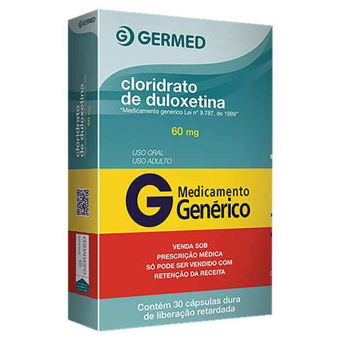 Cloridrato de Duloxetina 60mg 30 cápsulas