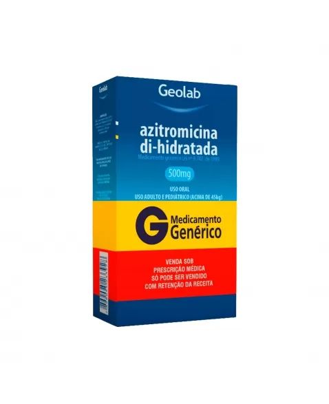 Azitromicina 500mg (caixa com 5 comprimidos)