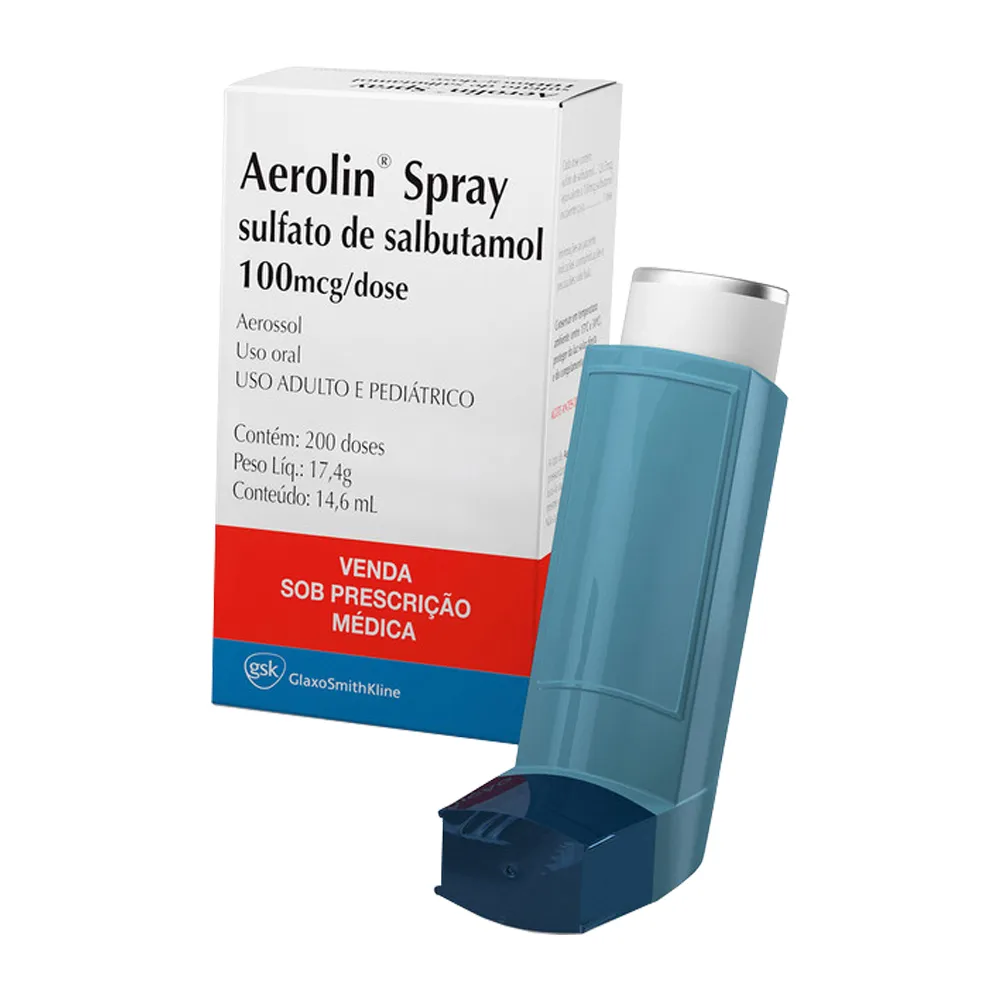 Aerolin 100mcg Spray (Sulfato de Salbutamol)