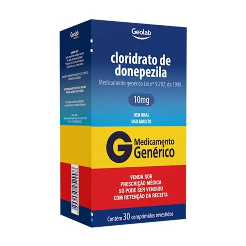 Cloridrato de Donepezila 10mg com 30 comprimidos