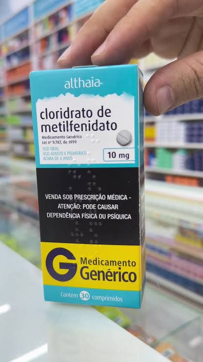 Metilfenidato 10mg com 30 comprimidos