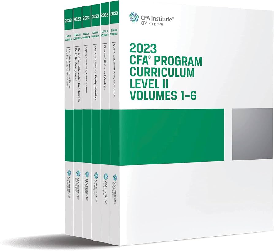 CFA Level II – Core Curriculum (Volumes 1–6)
