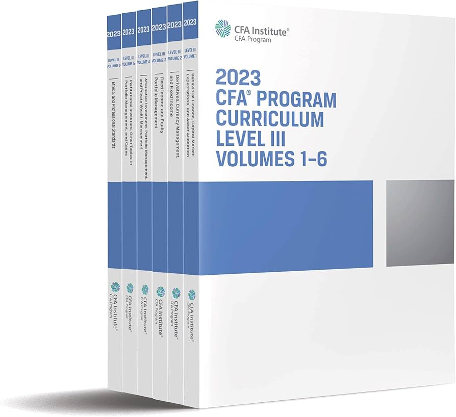 CFA Level III – Core Curriculum (Volumes 1–6)