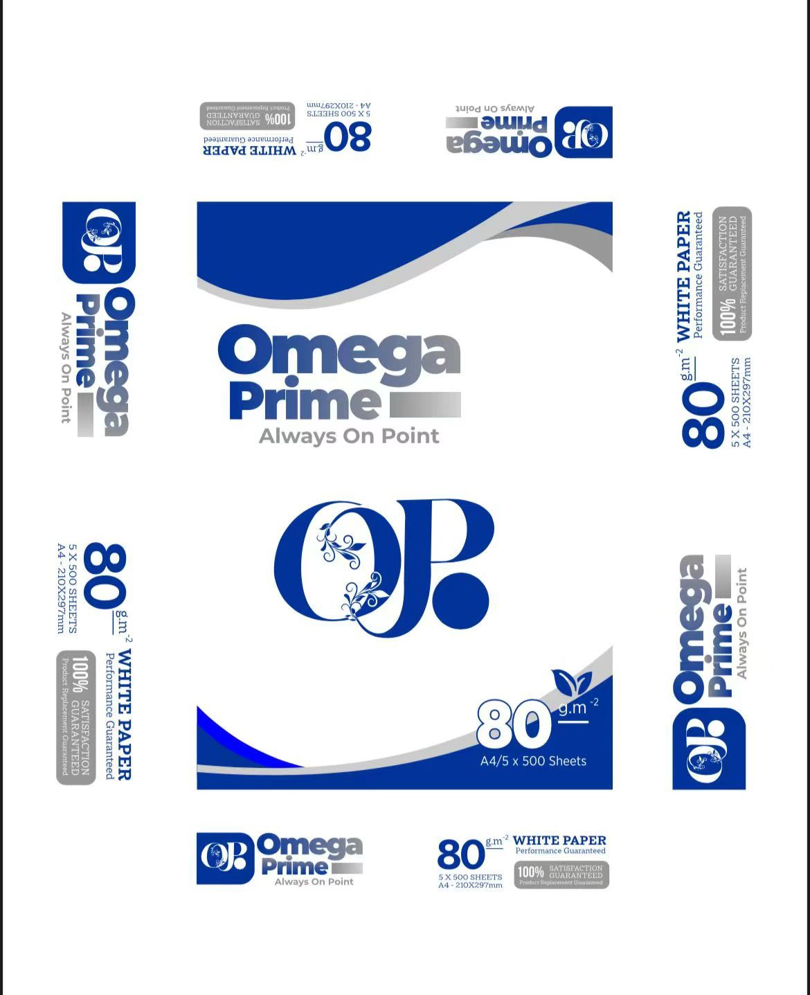 Premium A4 Paper Pack omega OP 70g