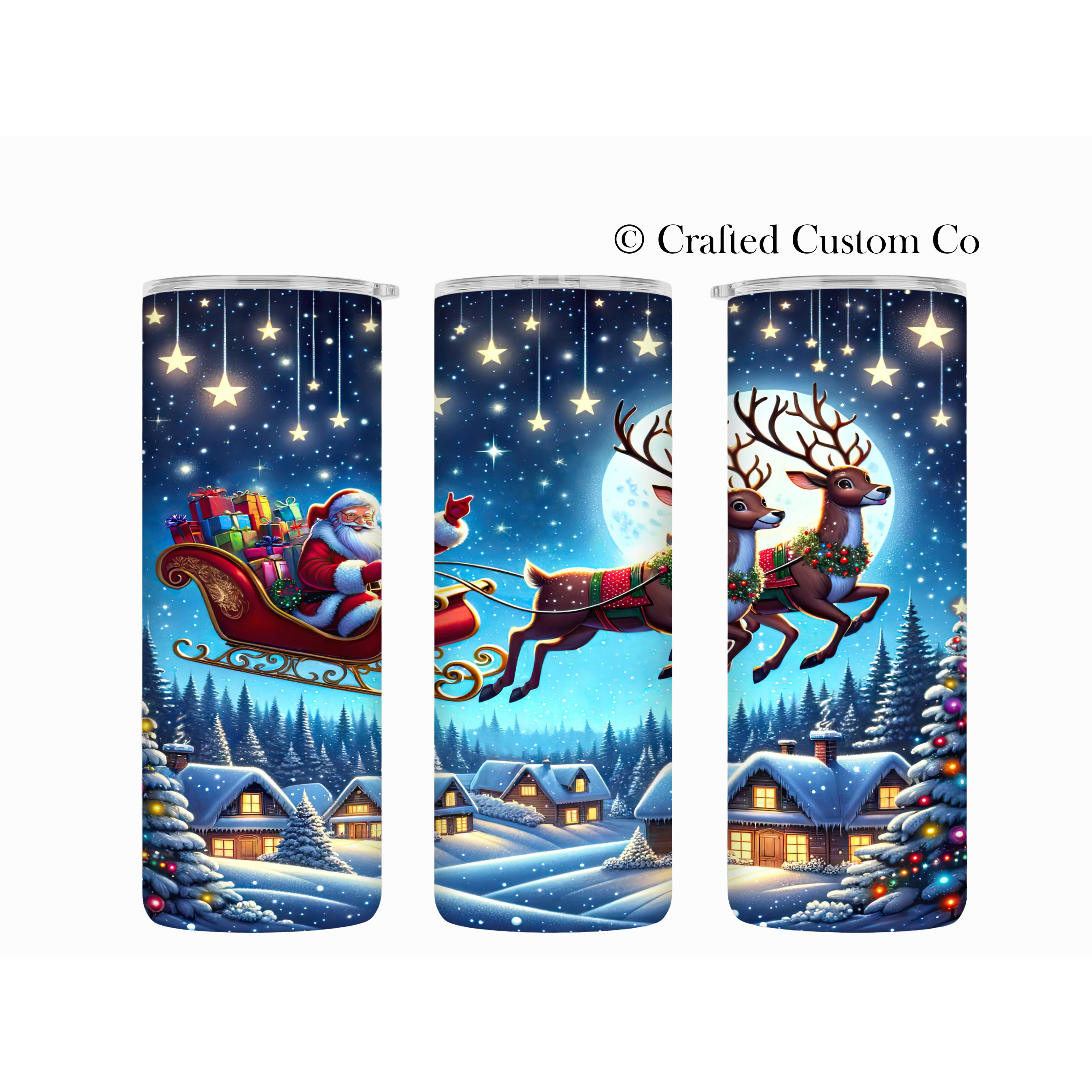 Santa Christmas Tumbler