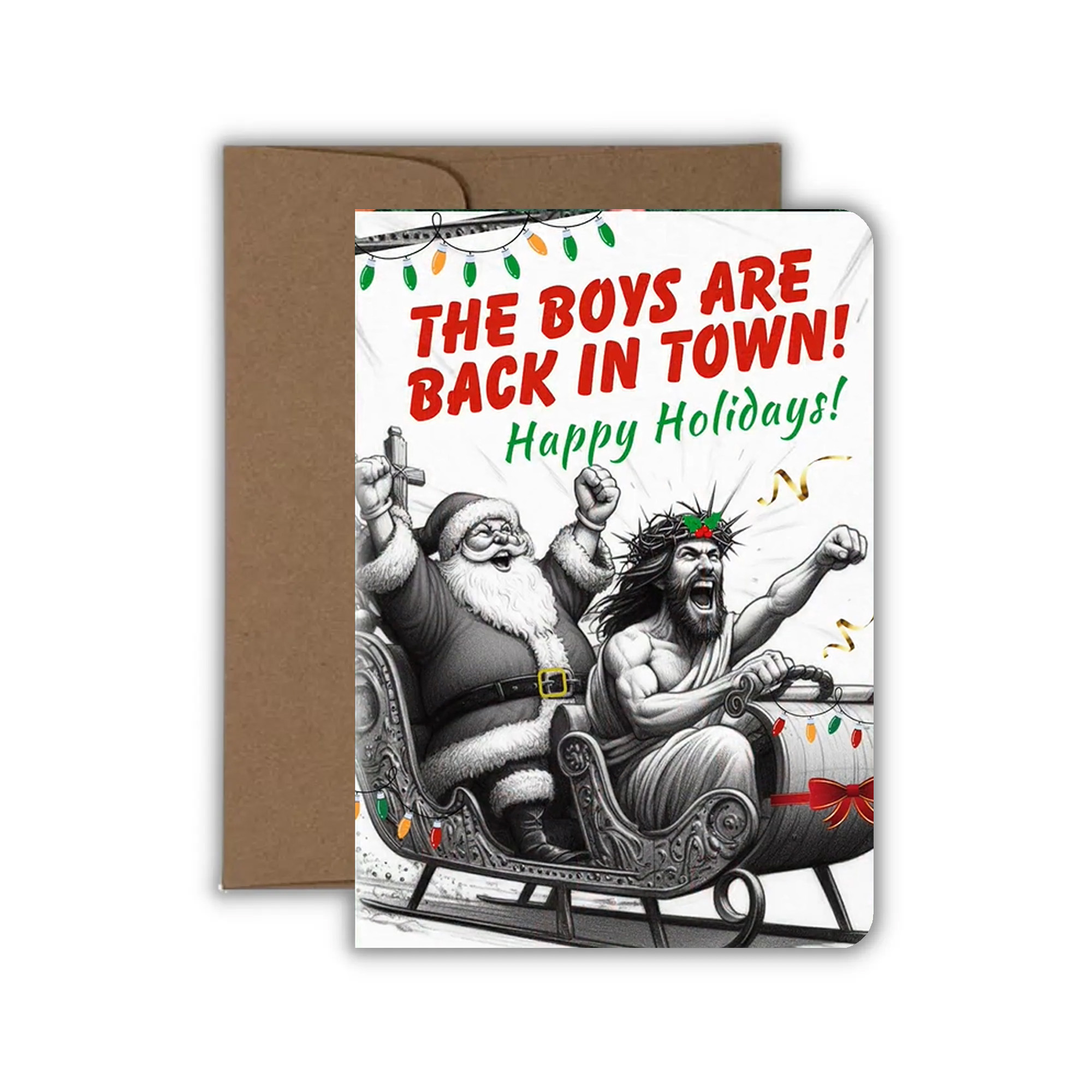 Santa Funny Cards