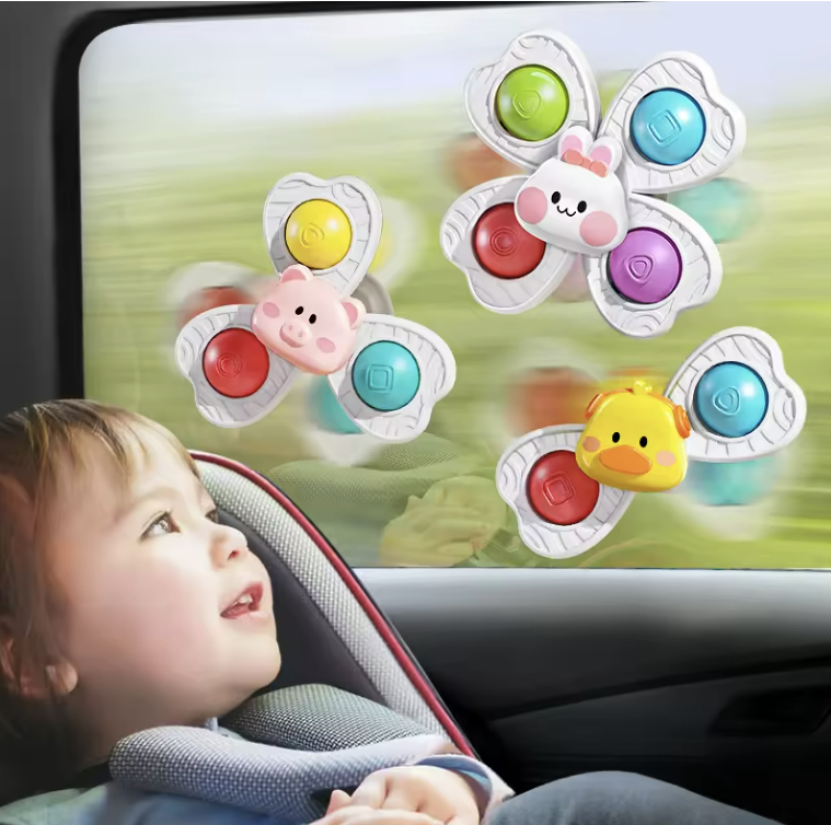 Animal Suction Cup Spinners