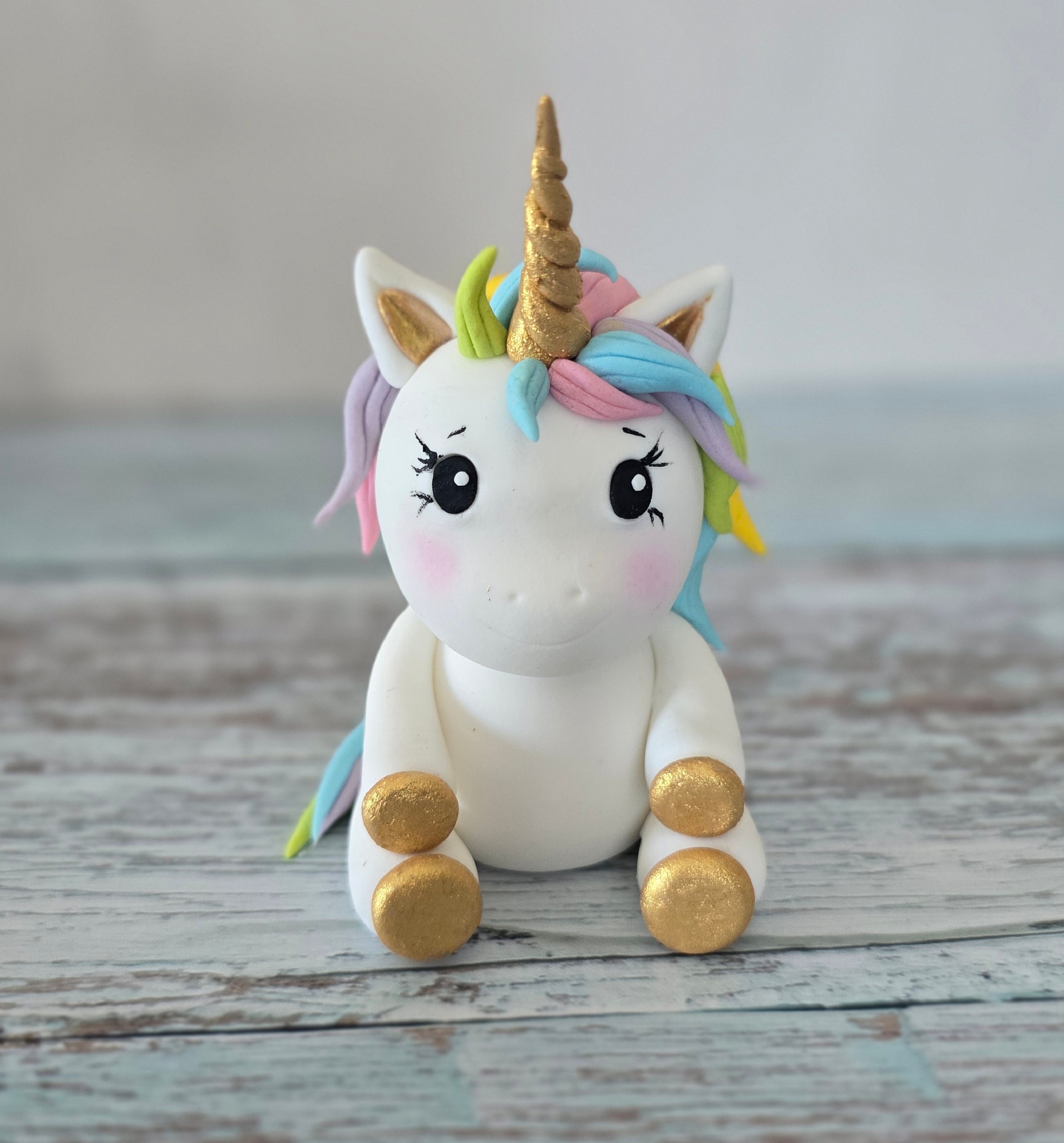 Unicorn Fondant topper