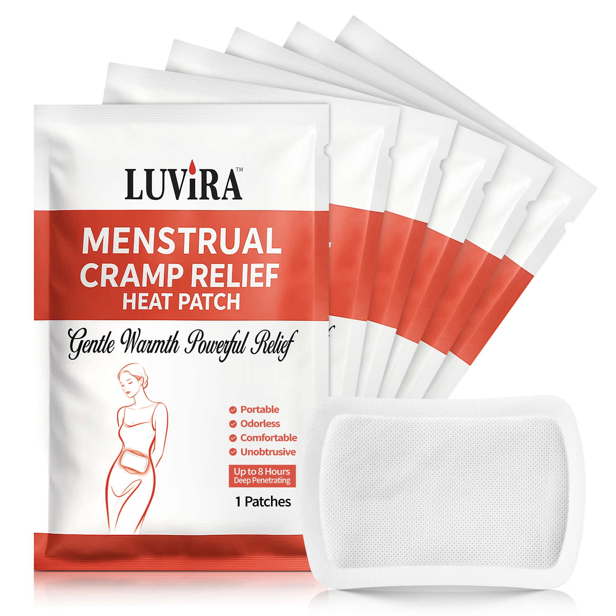 Luvira - Menstrual Cramp Relief Heat Patch Single Pack