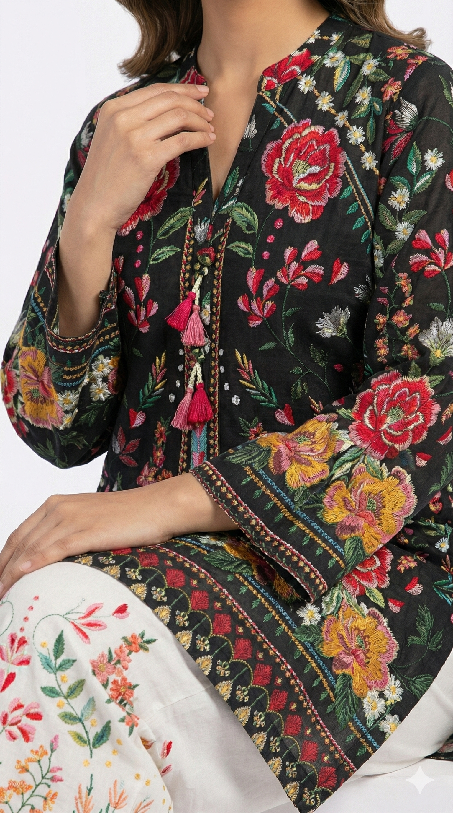 Floral Printed Two-Piece Outfit