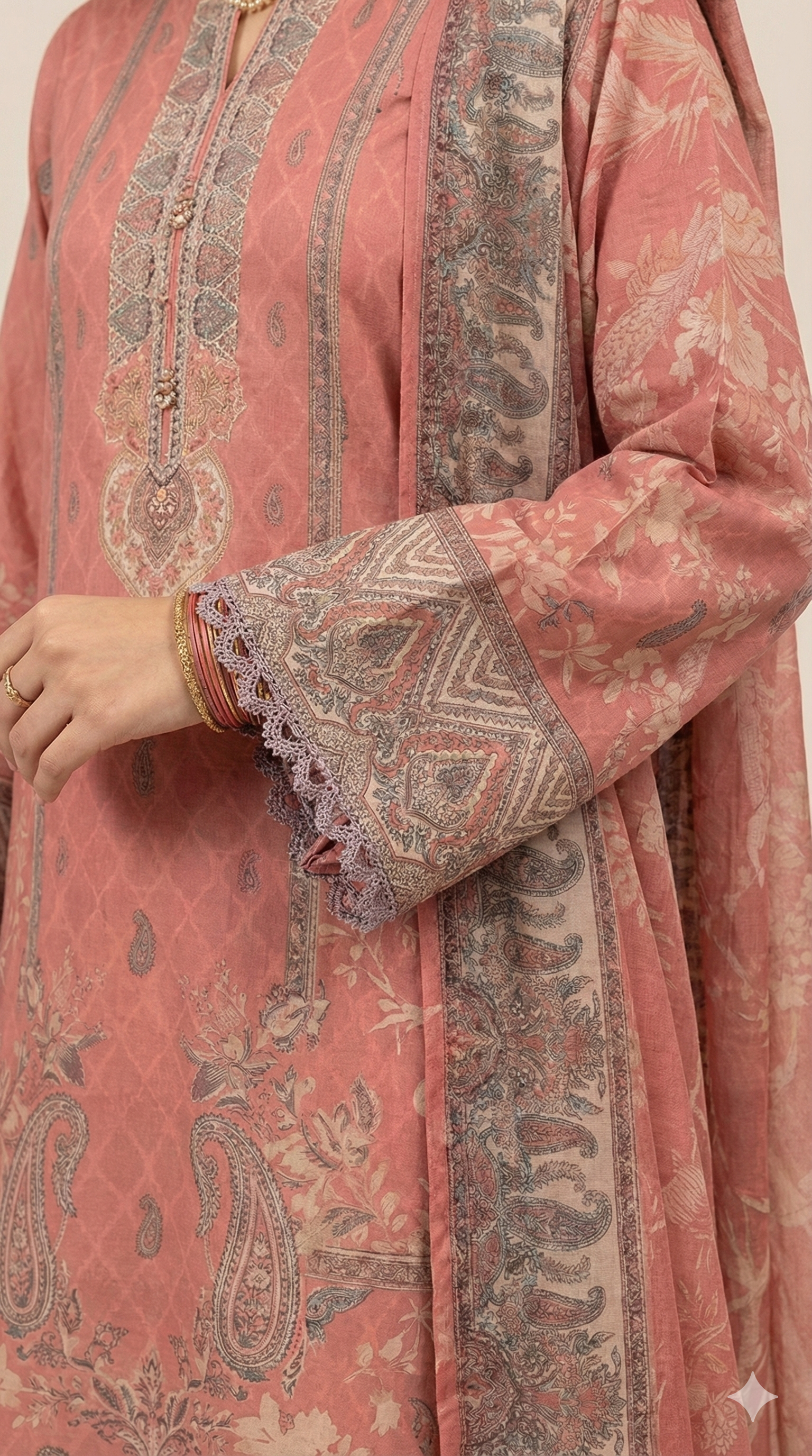 Elegant Pink Traditional Dress