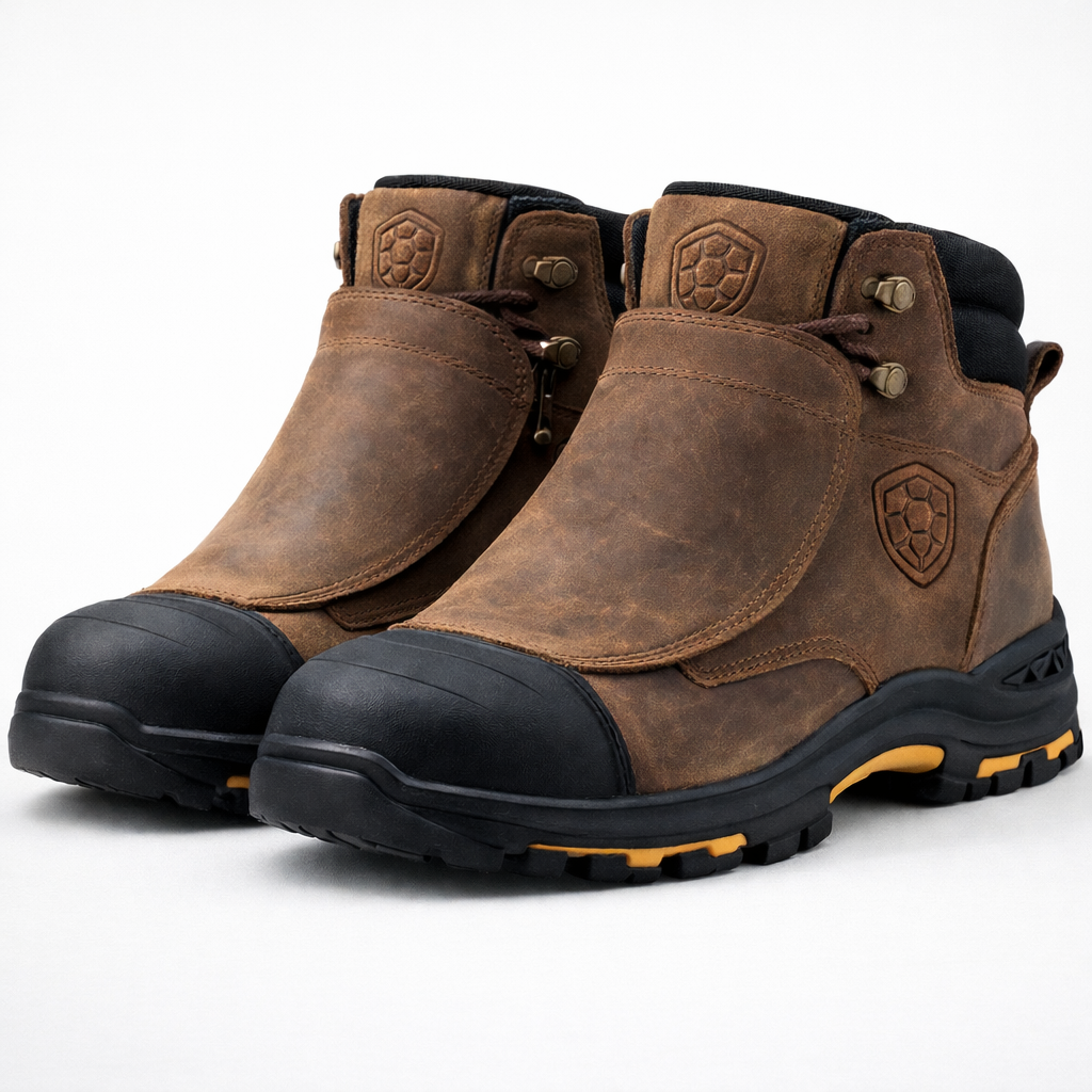 Compsosite work boots with met guard