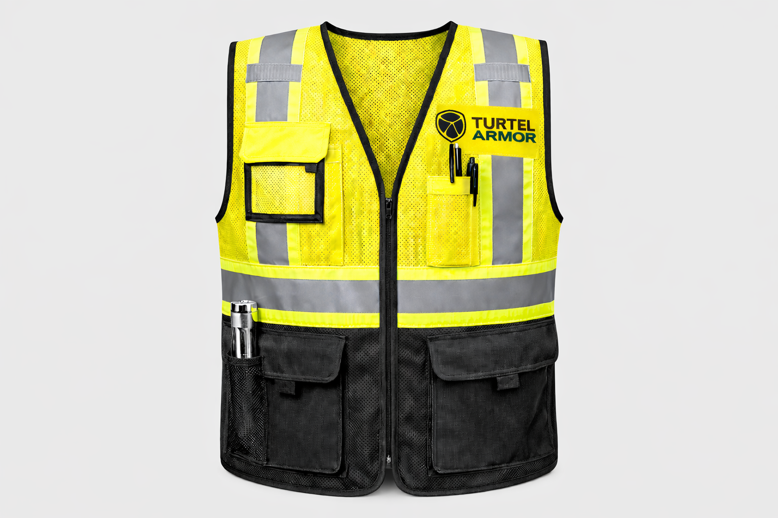 High-visibility safety vest