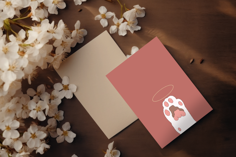 Pet Memorial Card