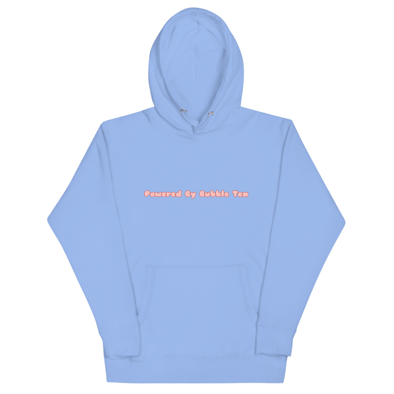 Unisex Hoodie-Powered by bubble tea