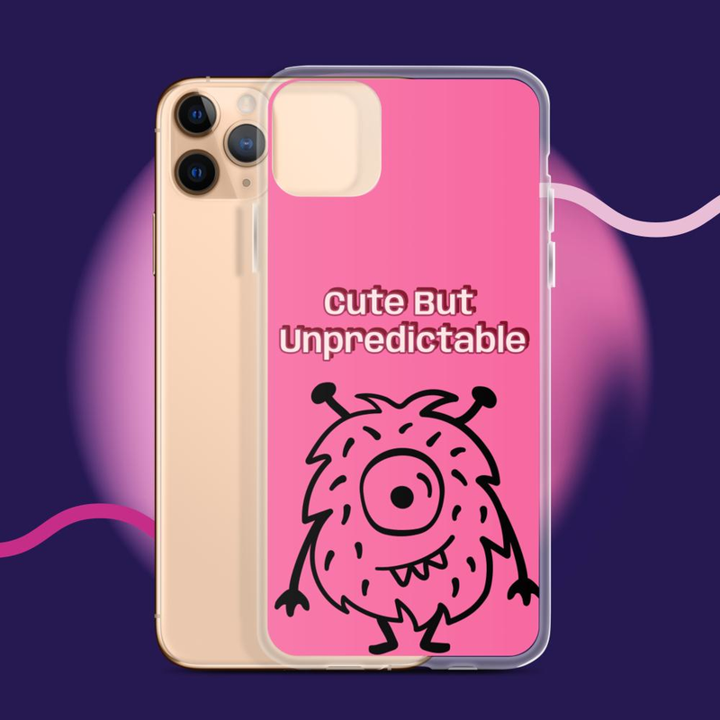 Clear Case for iPhone® Cute but unpredictable