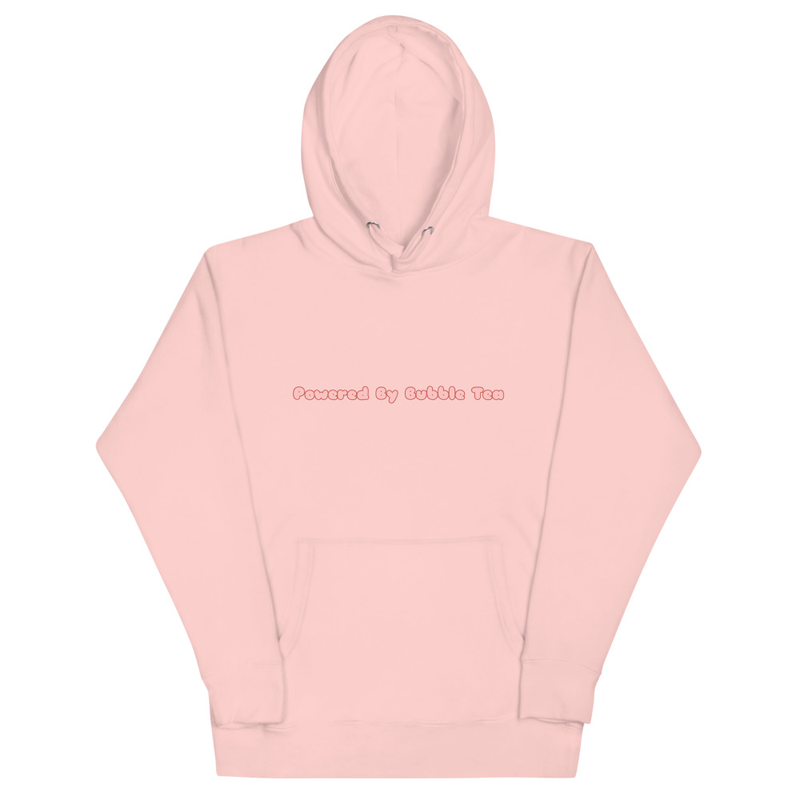 Unisex Hoodie-Powered by bubble tea