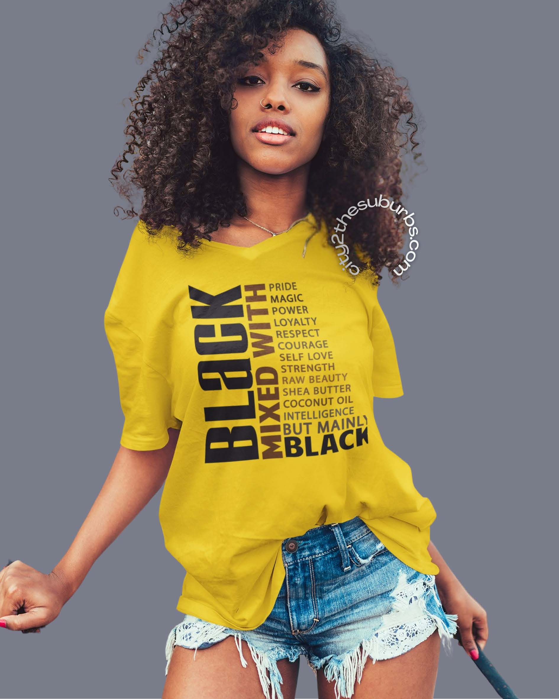 Black Mixed With Pride Tee