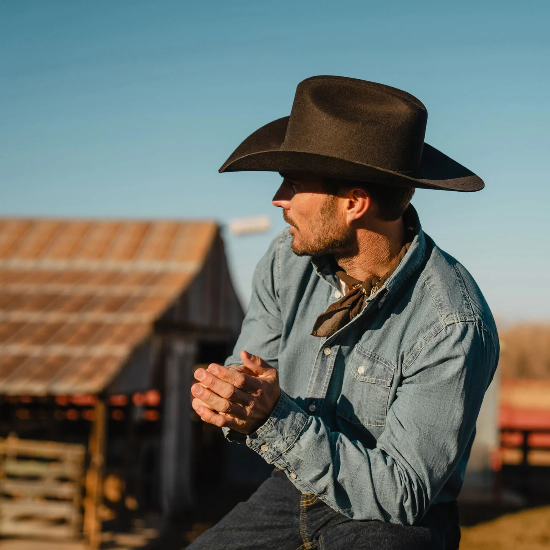 CORRAL 4X.COWBOY HAT