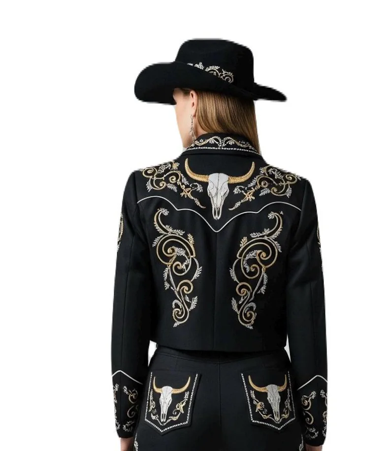 BLACK ROSE WESTERN SUIT