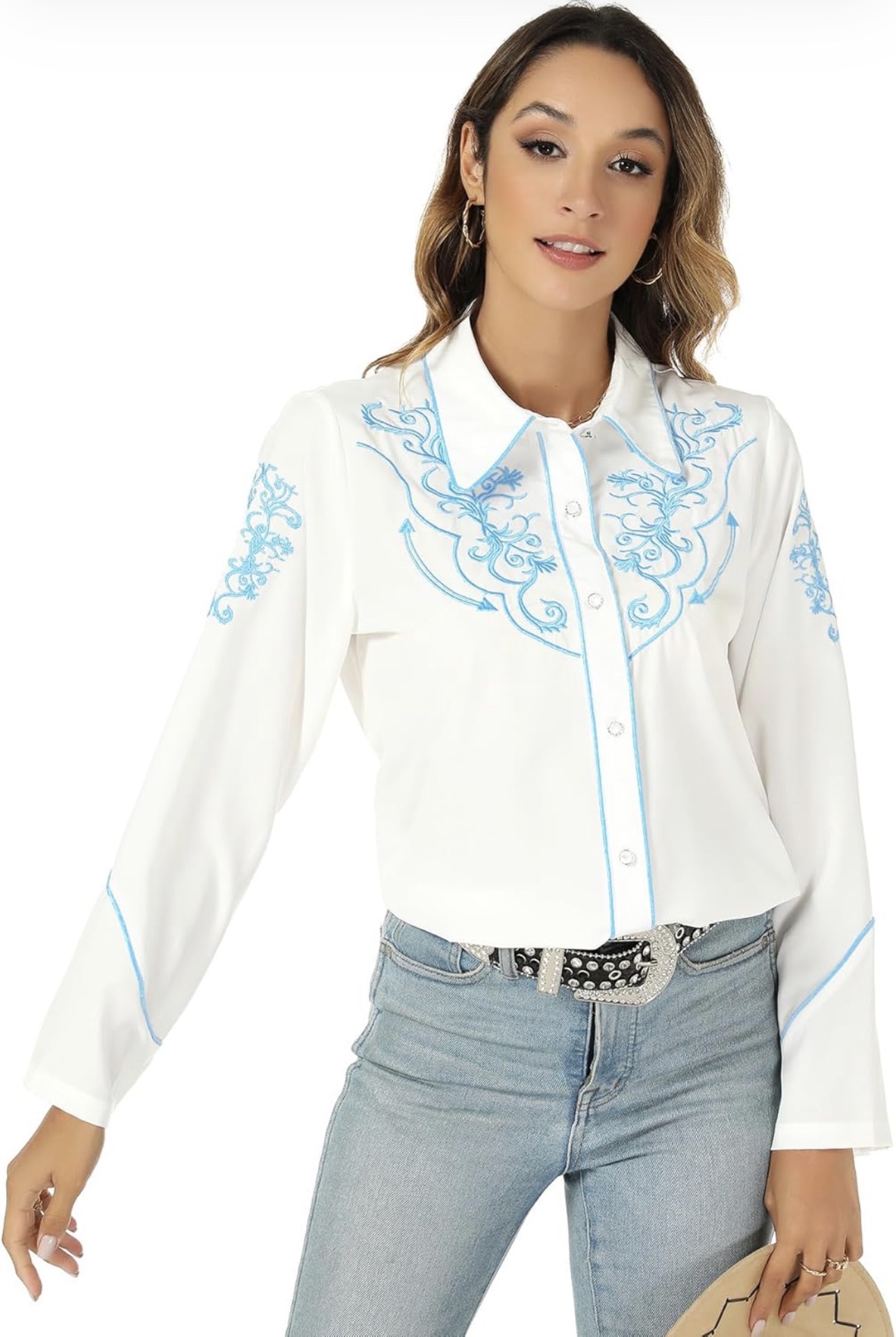 EMBROIDERED WESTERN SHIRT