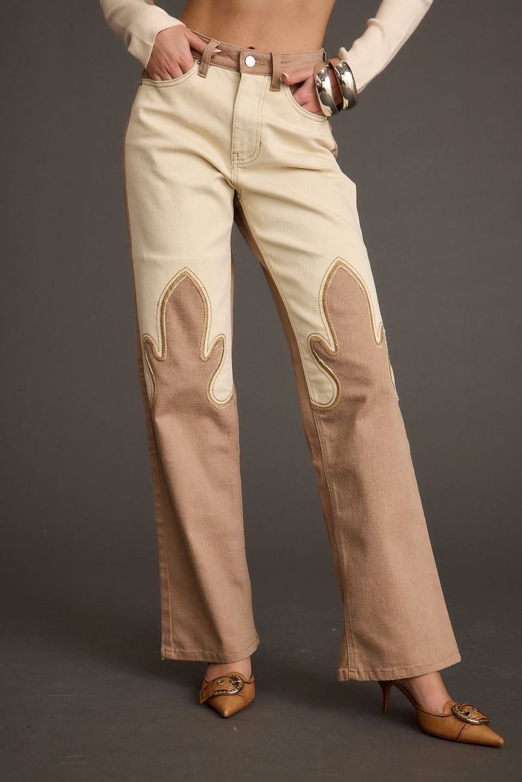 HIGH NOON TWO TONE WESTERN PANTS