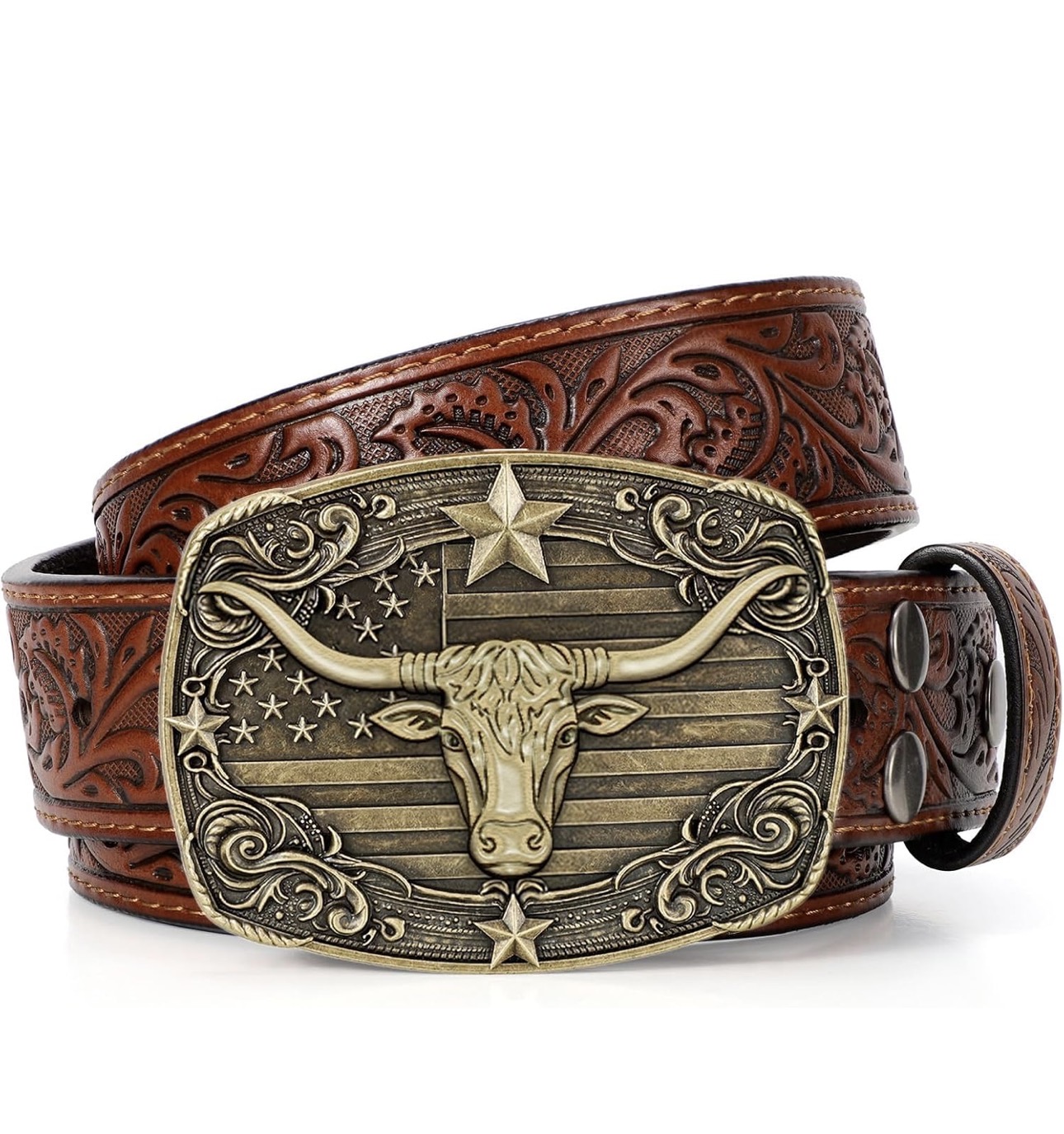 WESTERN COWBOY BELTS FOR MAN WOMAN, 