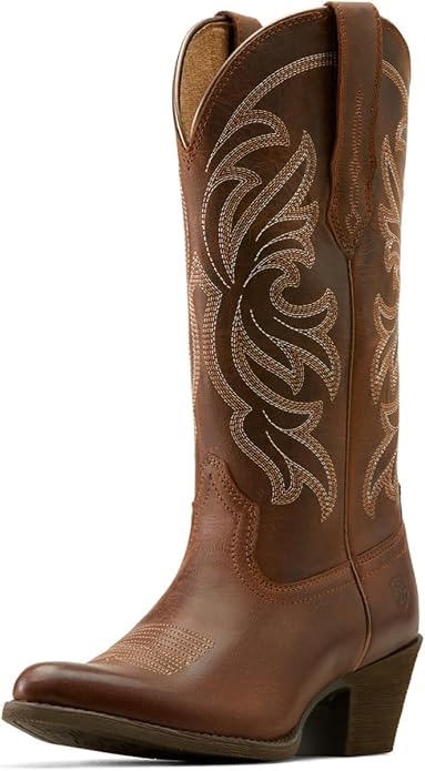 ARIAT WOMENS HERITAGE J TOE STRETCHFIT WESTERN BOOT