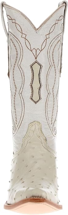 VACCARI WOMEN’S FULL QUILL OSTRICH COWGIRL BOOTS SNIP TOE