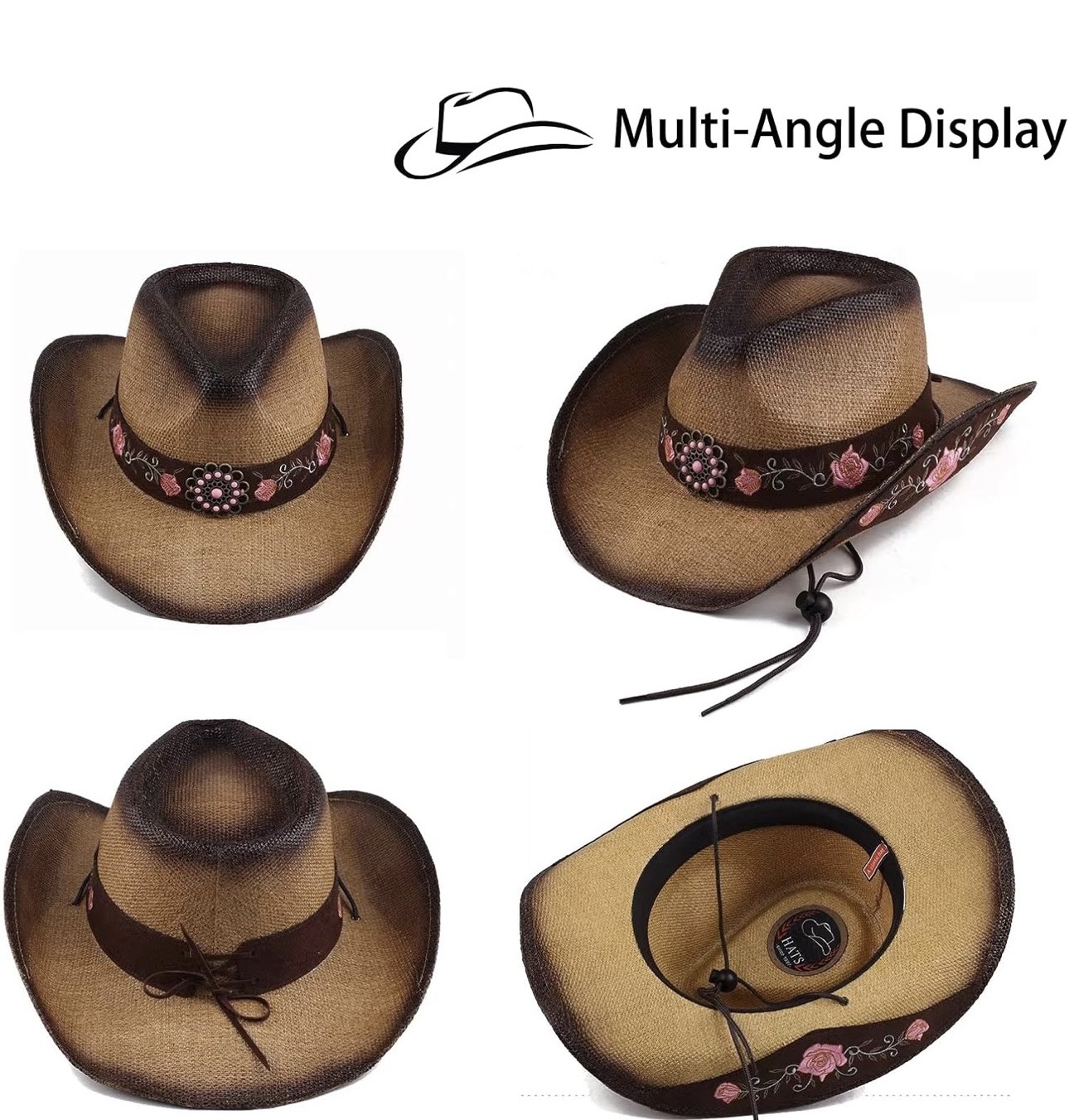COUNTRY WESTERN COWGIRL HAT