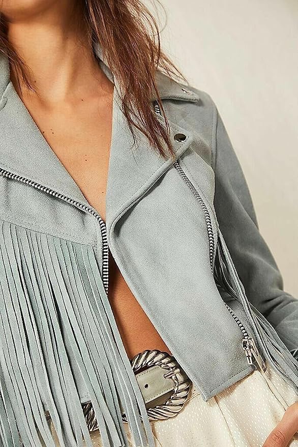 WESTERN SUEDE FRINGE JACKET