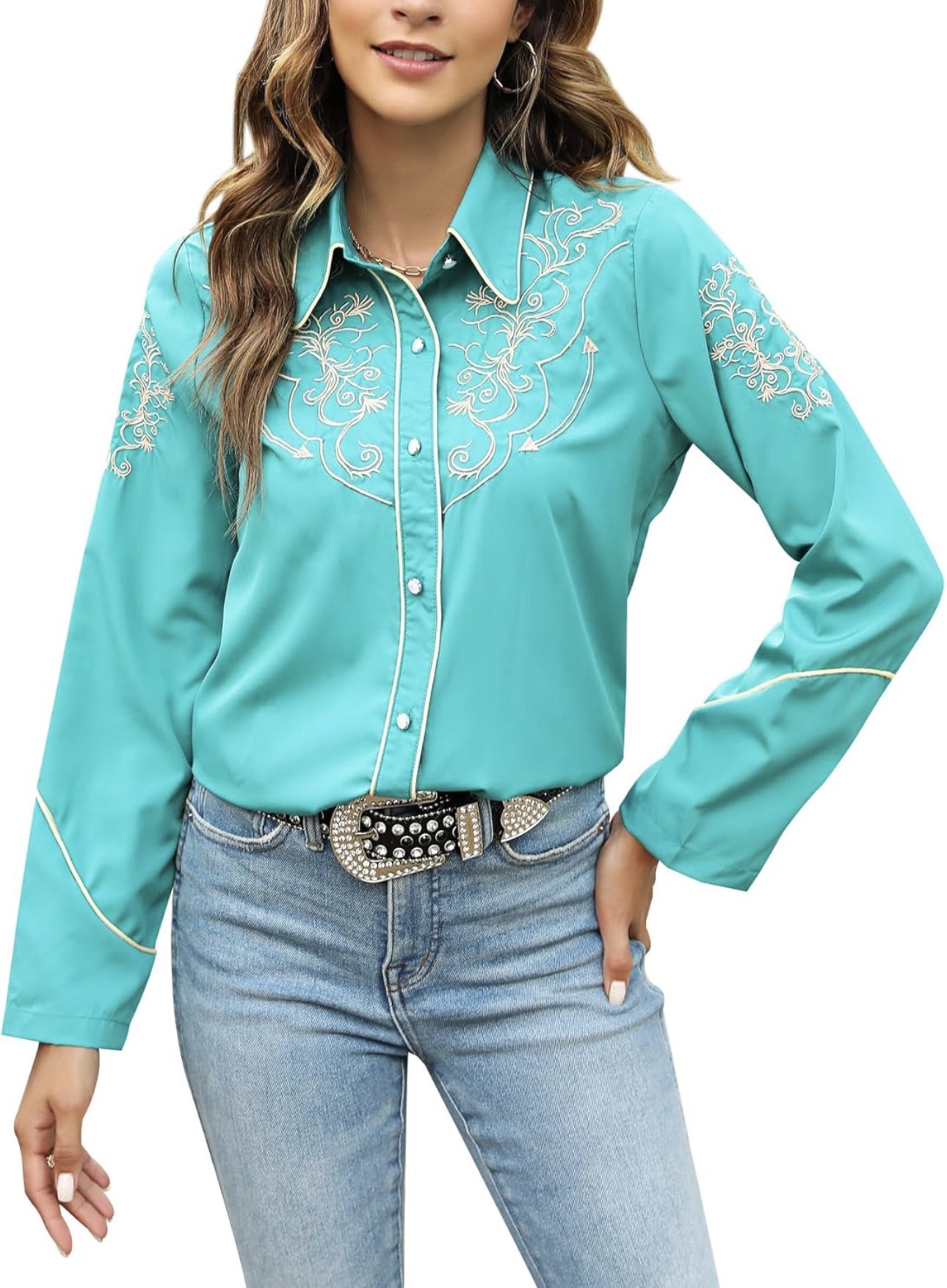 EMBROIDERED WESTERN SHIRT
