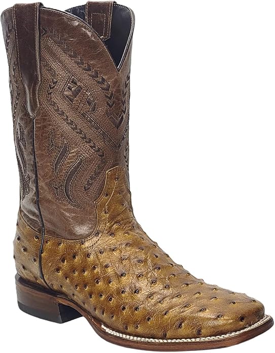 Ostrich Leather Cowboy Boot