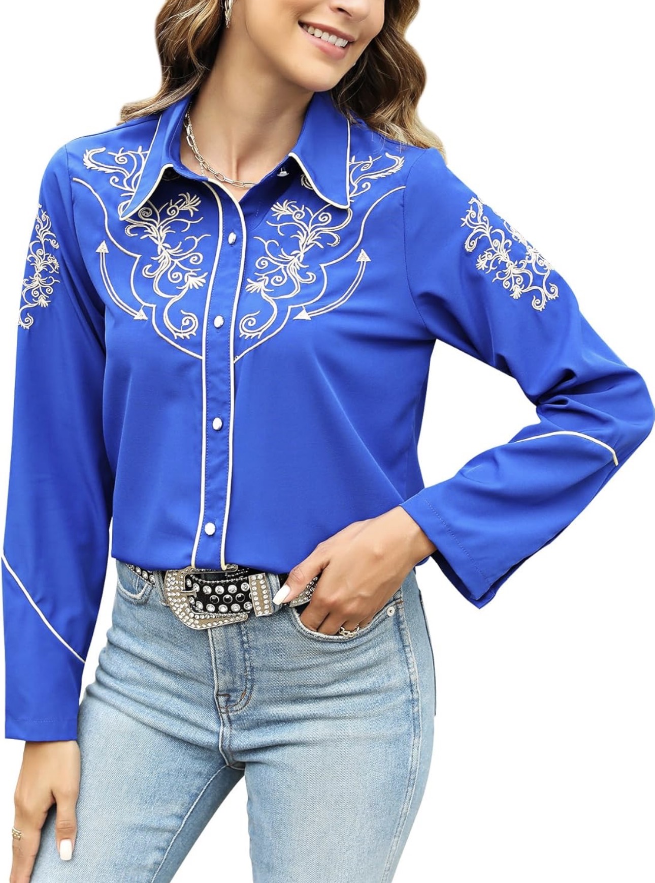 EMBROIDERED WESTERN SHIRT