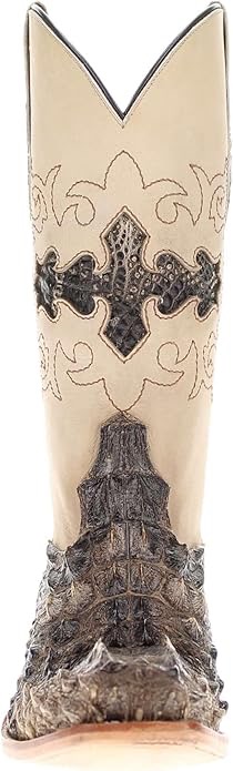 SQUARE TOE NATURAL FINISH