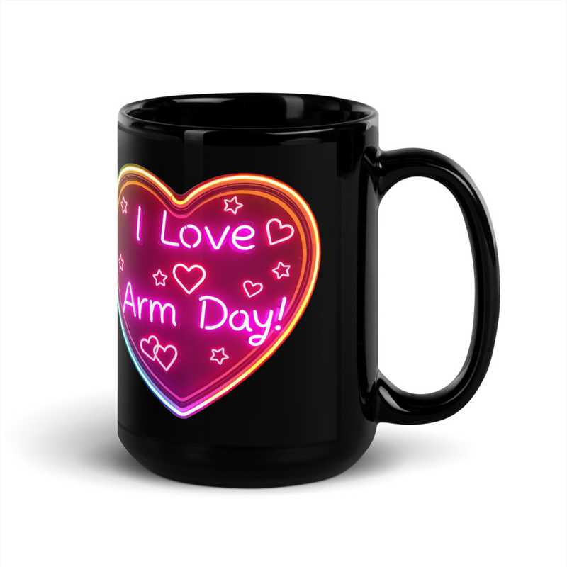 I Love Arm Day V4, Mug