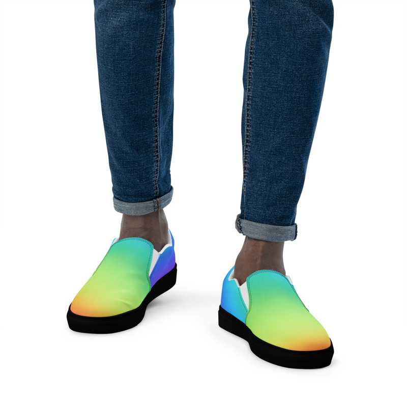 Men’s Shoes, Slip-On's - Rainbow