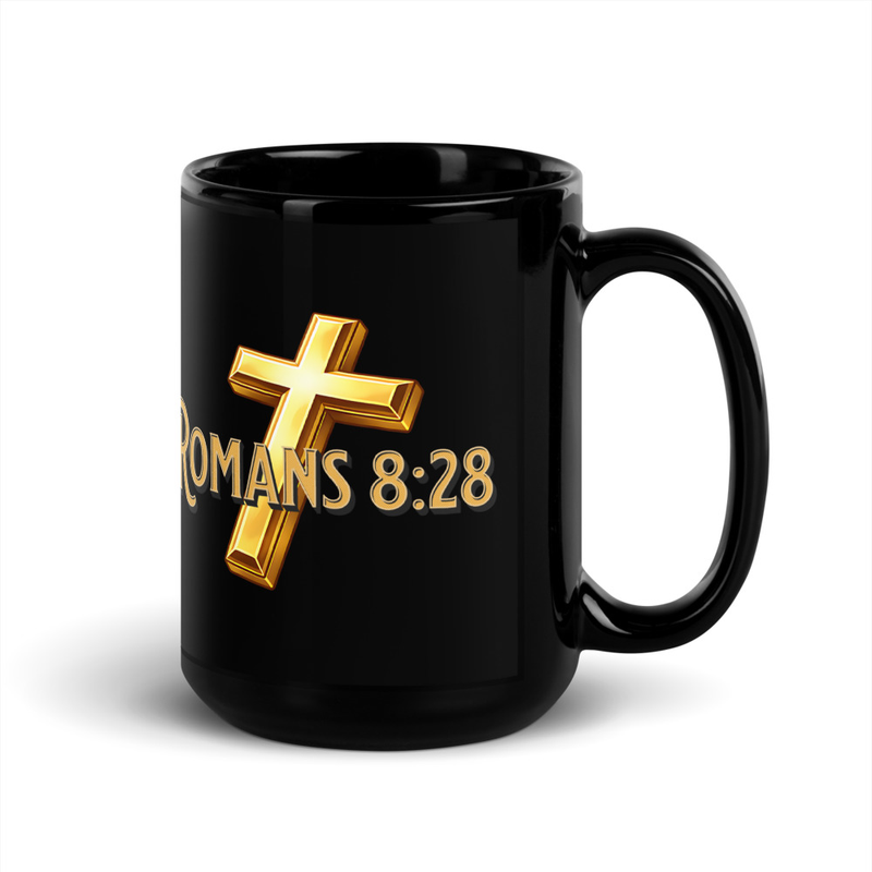 Romans 8:28, Mug
