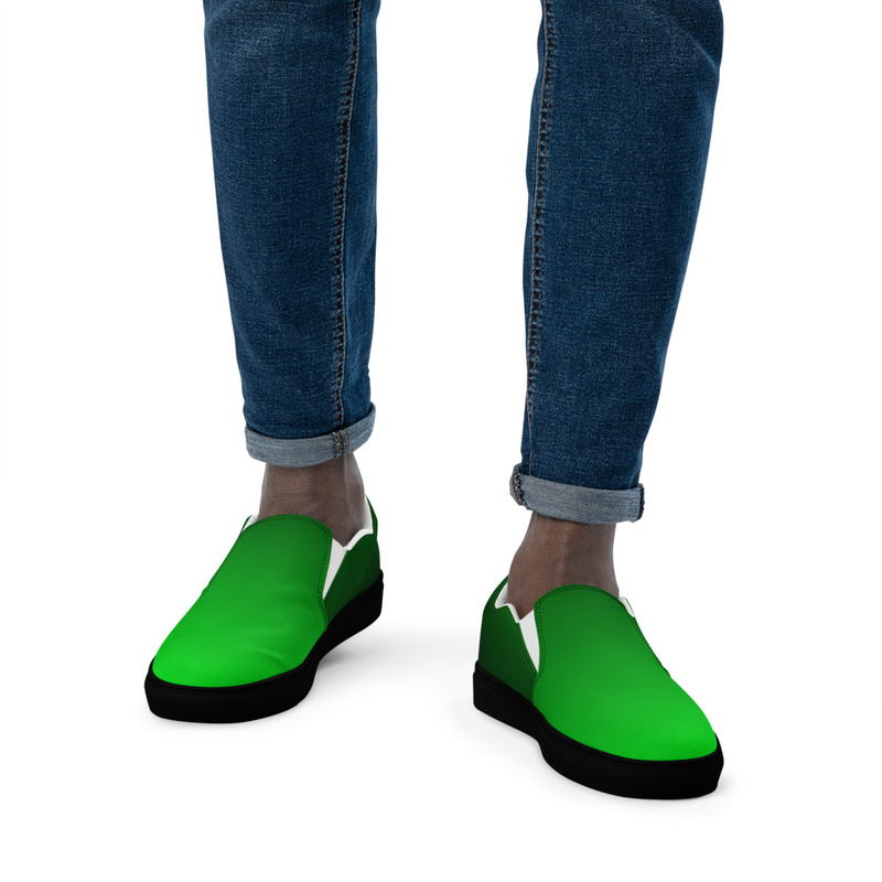 Men’s Shoes, Slip-On's - Green