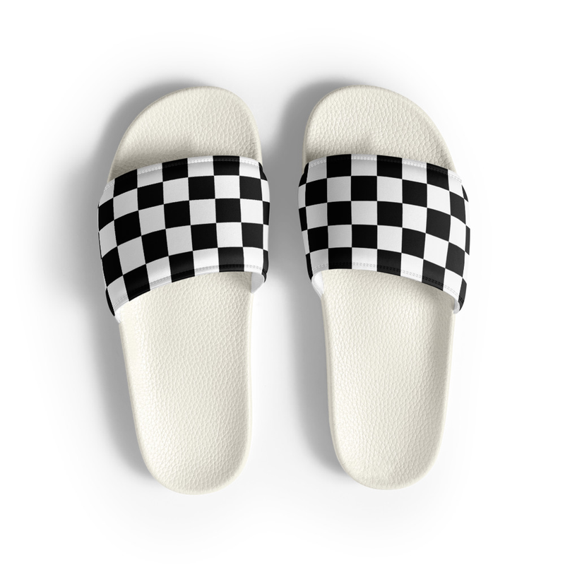 Women's Slides - Checkered