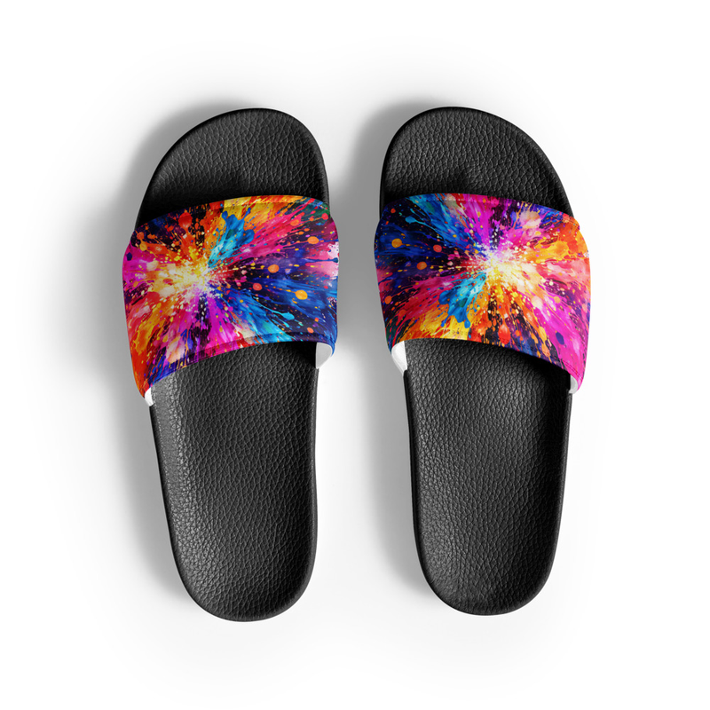 Men’s Slides - Paint Splatter