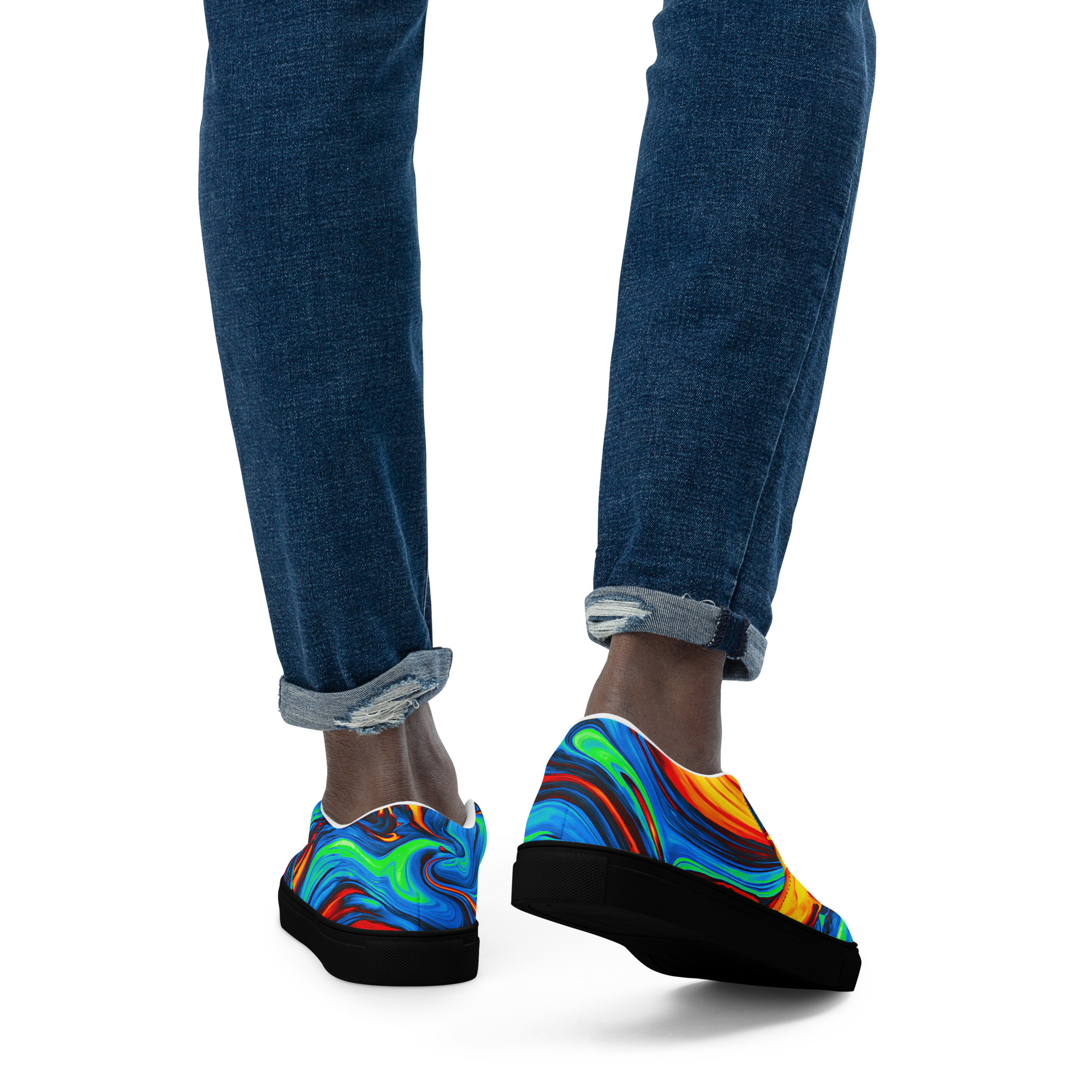 Men’s Shoes, Slip-On's - Psychedelic