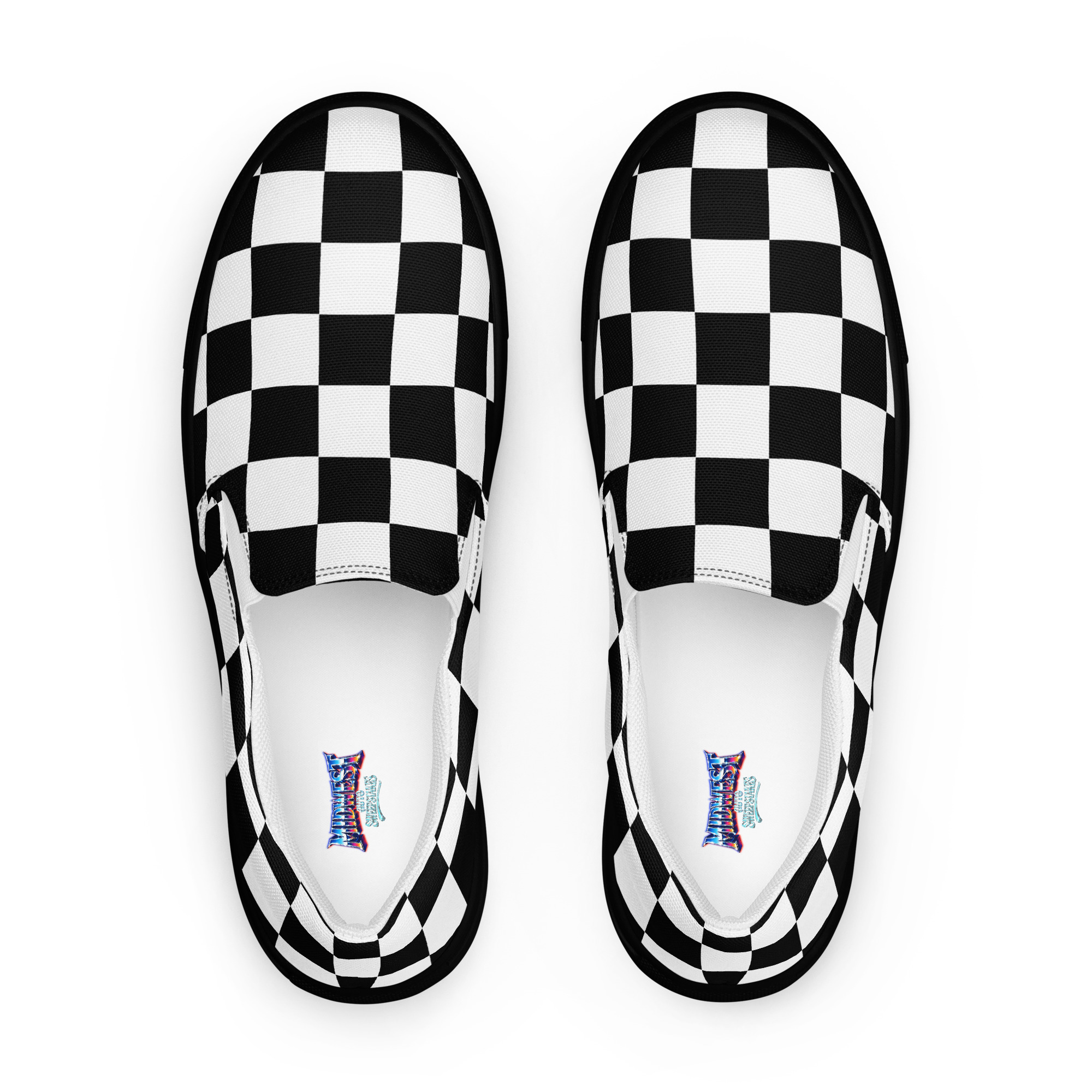 Men’s Shoes, Slip-On's - Checkered