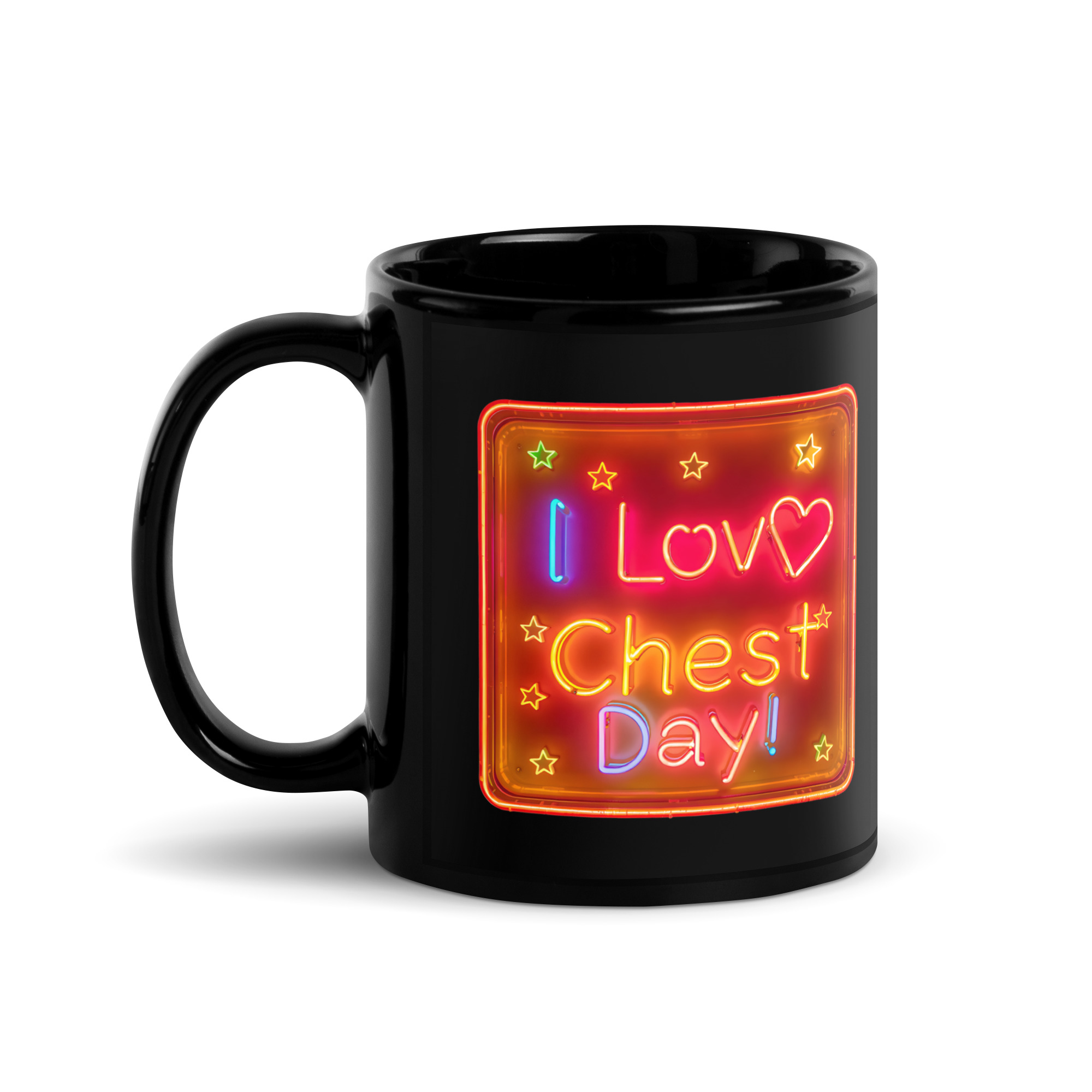 I Love Chest Day V3, Mug