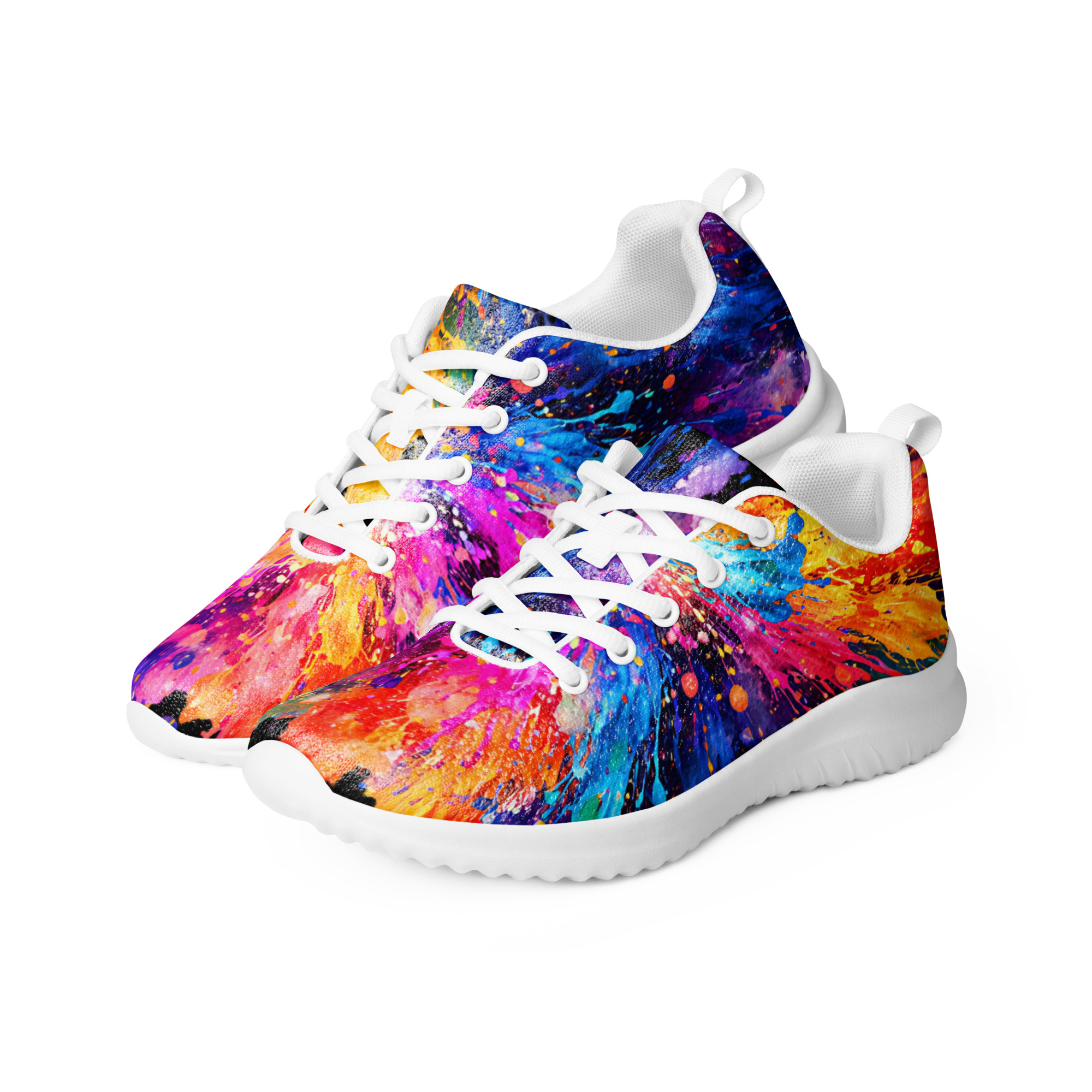 Men’s Shoes, Athletic - Paint Splatter