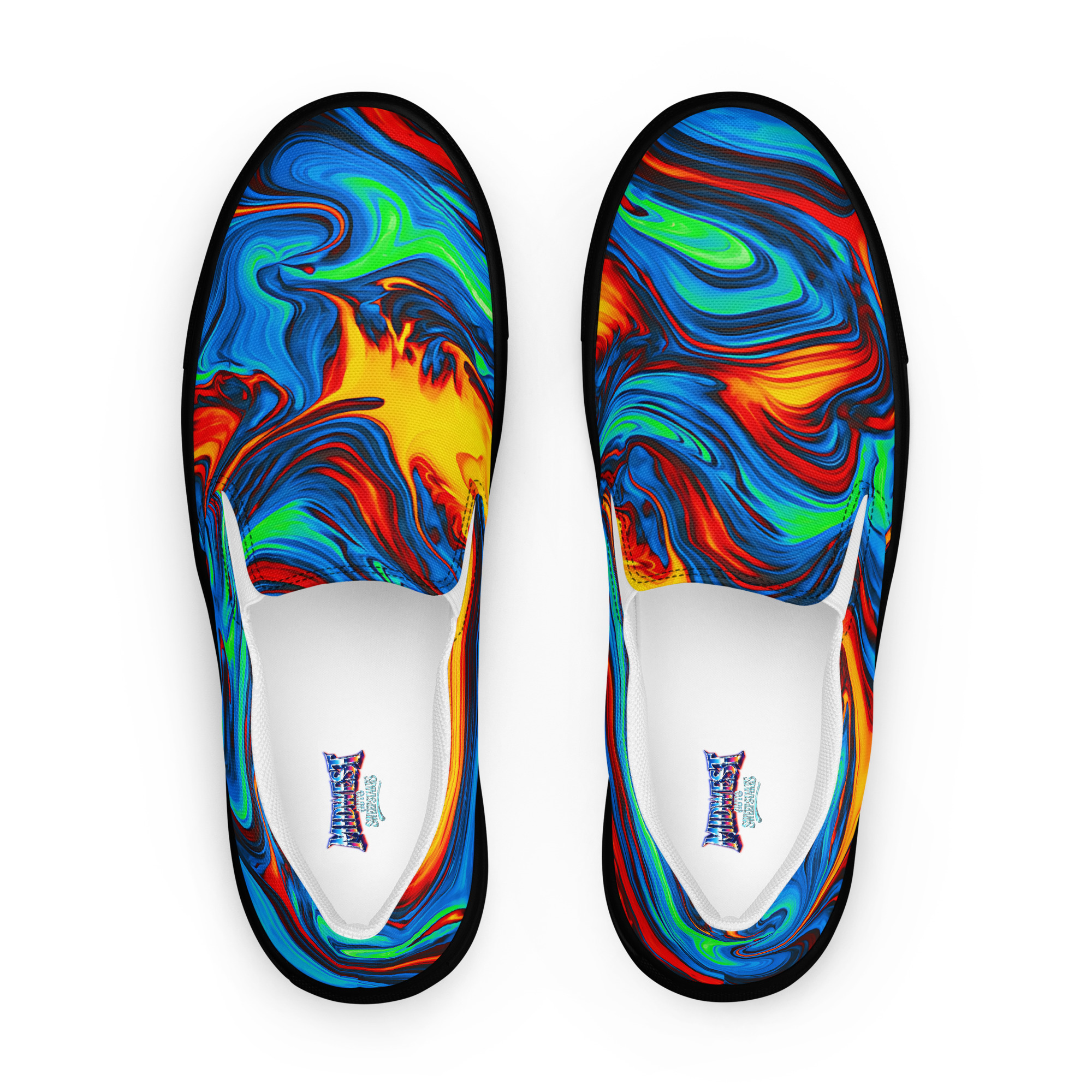 Women’s Shoes, Slip-On's - Psychedelic