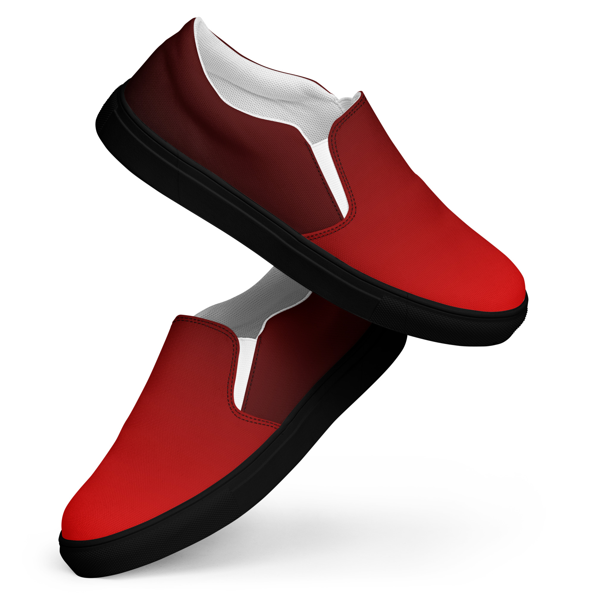 Men’s Shoes, Slip-On's - Red